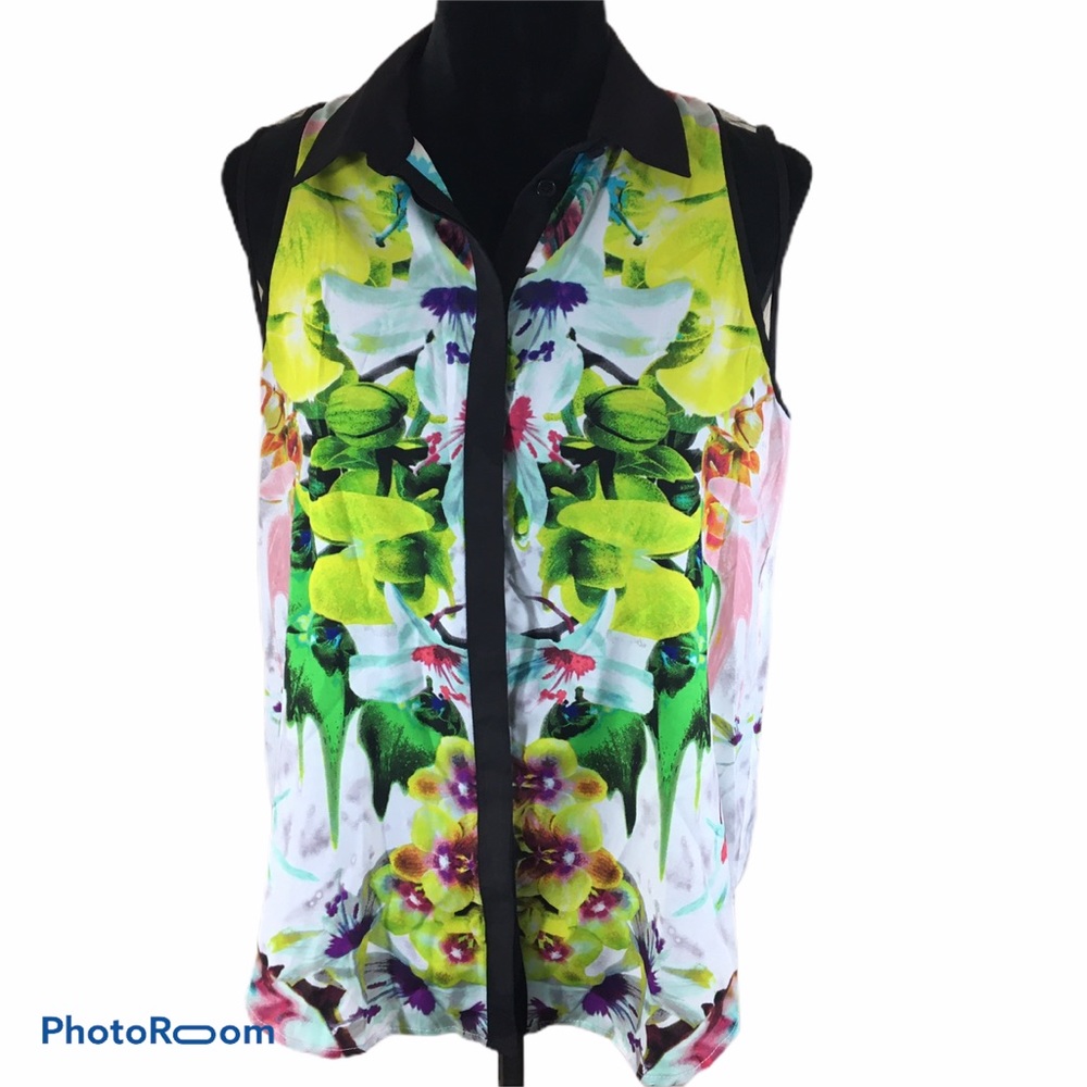 Prabal Gurung First Date Print Top Size Medium
